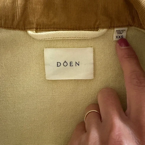 Doen Pascual Jacket in Straw XXS - Picture 3 of 5